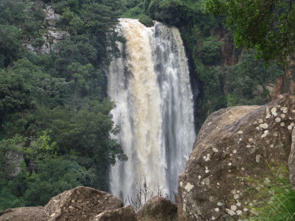 The Beautifil Thompson Waterfall of Central Kenya